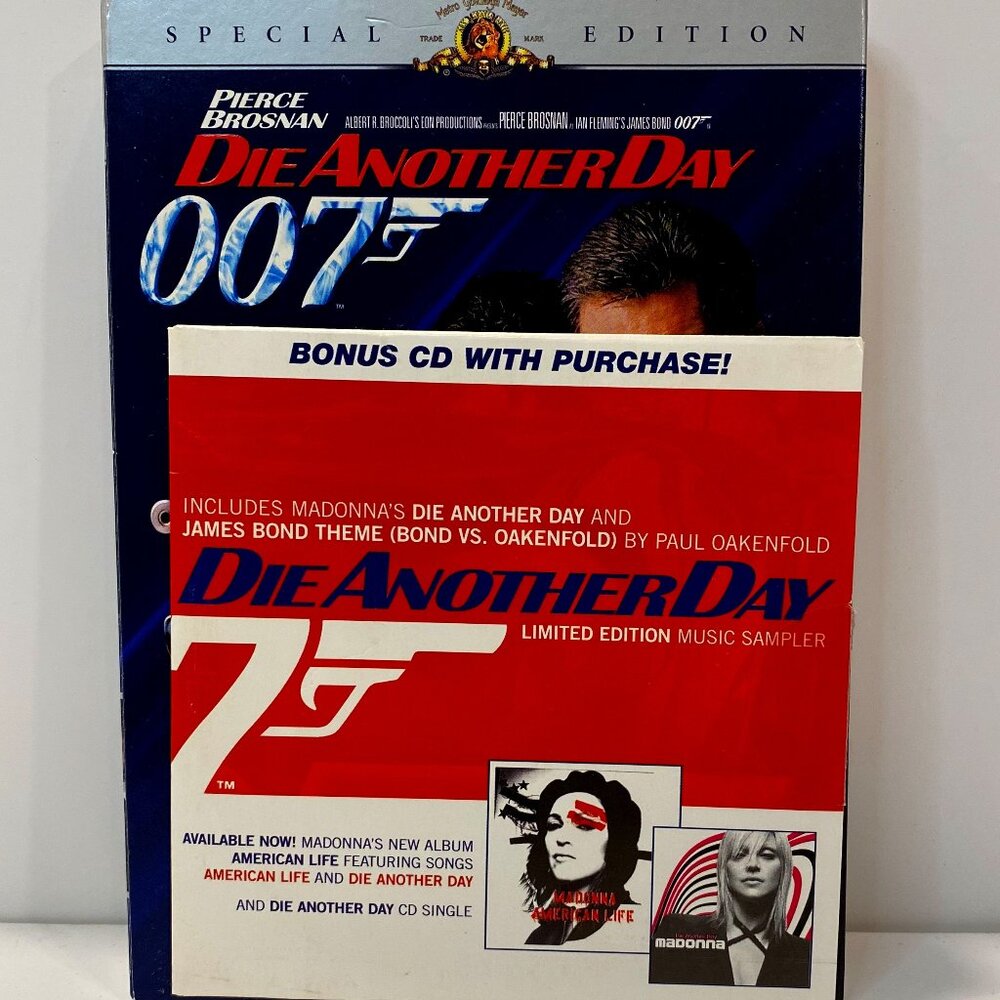 Die Another die 007 James Bond DVD with Pearce Brosnan
